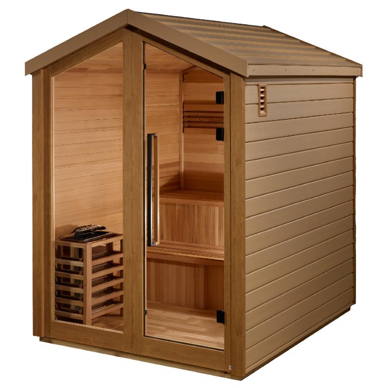 Golden Designs Savonlinna Outdoor Steam Sauna | 3 Person GDI-8503-01