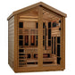 Loviisa Outdoor Hybrid Sauna GDI-8523-01 - angled front view