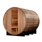 Golden Designs - Klosters Barrel Sauna GDI-B006-01 - another front angled view
