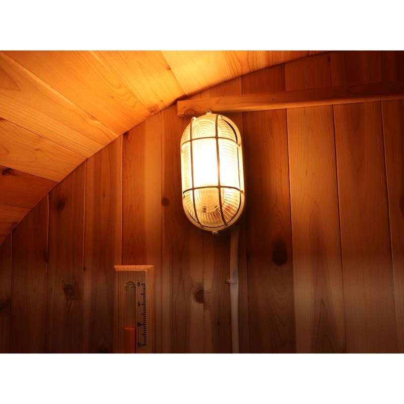 Galley barrel sauna - interior light