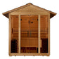 Vorarlberg Outdoor Steam Sauna - direct front view