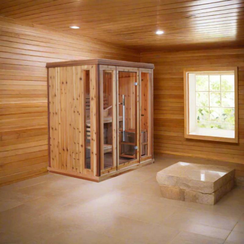 Hampton 3 Person, Traditional Sauna - on display