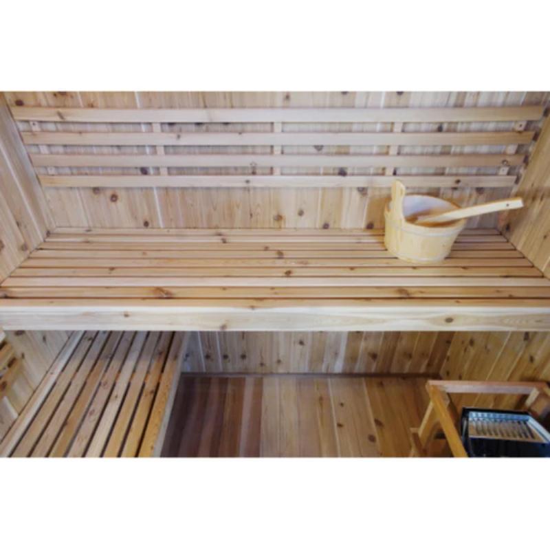 Hampton 3 Person, Traditional Sauna - interior bench