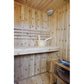 Hampton 3 Person, Traditional Sauna - interior view