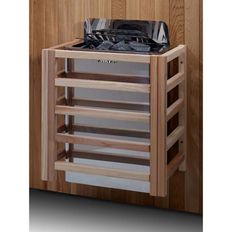 Soria Hybrid Sauna GDI-8330-01 - wall mounted sauna heater with guard rails