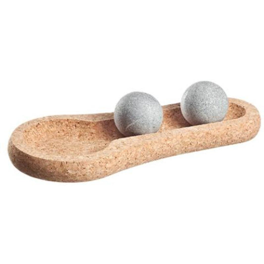 Hukka SoleJoy - Sauna Massage Stones with Natural Cork Base