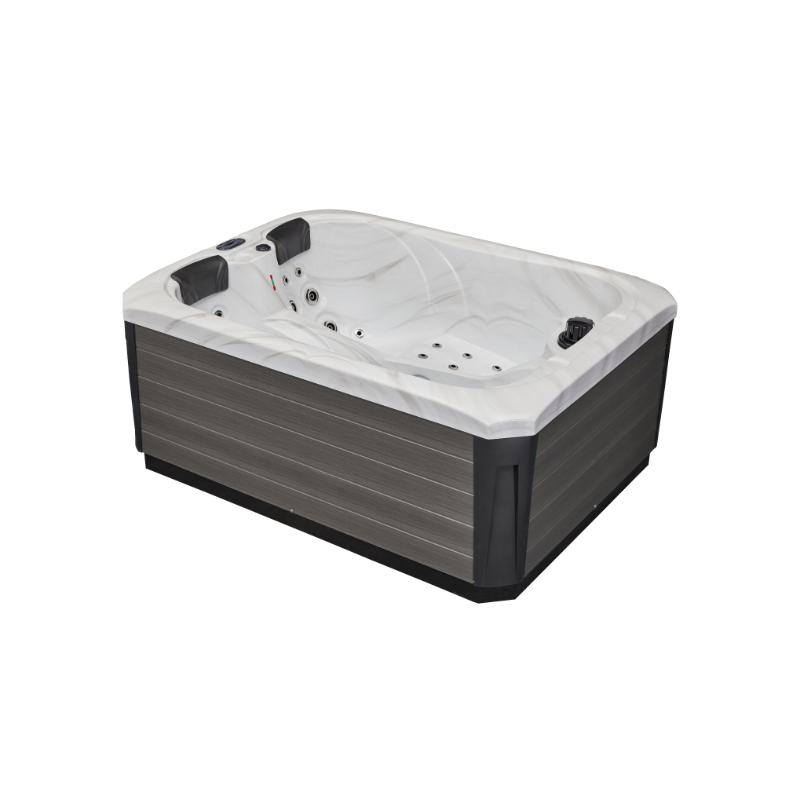 Largo 3 Person Hot Tub - full angled view of the tub. No water.