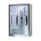 Mesa WS-803A | 54 x 35 - 3 kW Steam Generator Clear Walk-in Steam Shower for 2