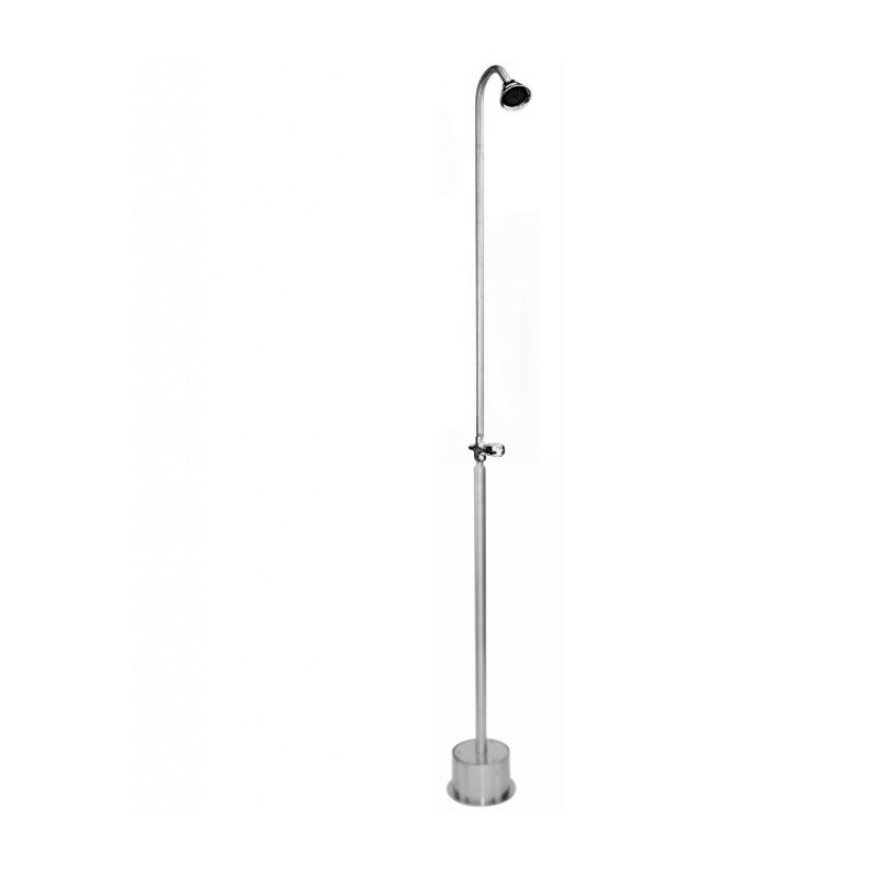 The Free Standing Single Supply Outdoor Shower without any background.