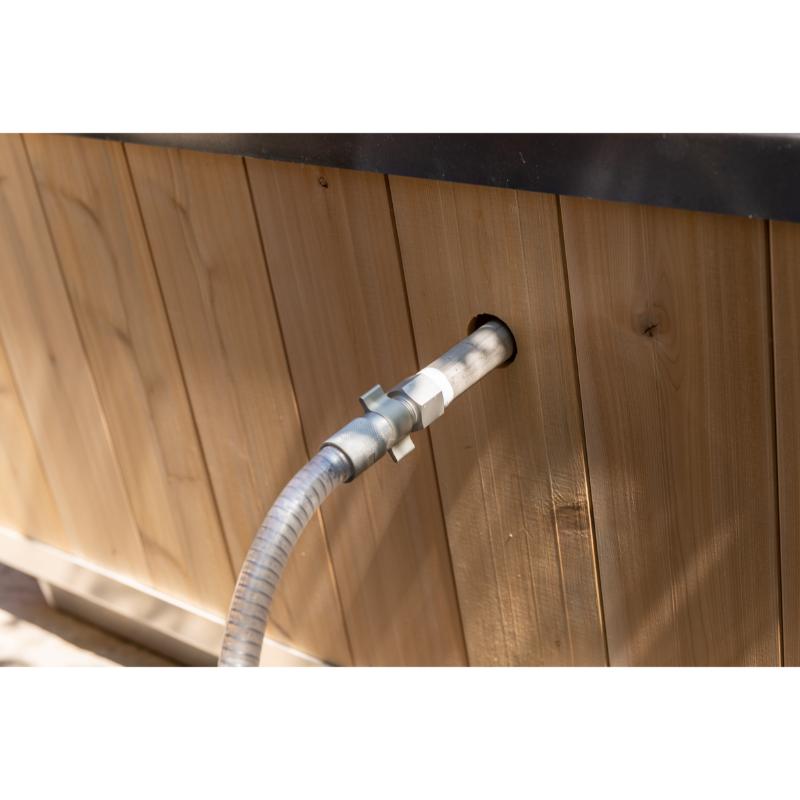 Polar Cold Plunge Tub-drain pipe connection