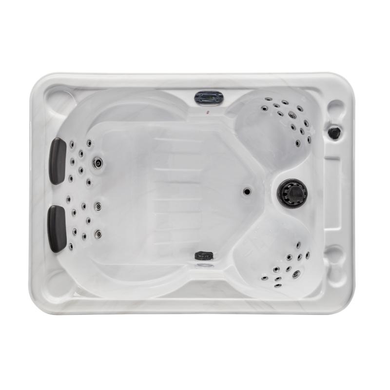 Regal 4 Person Hot Tub - top down view of tub interior, no water