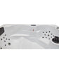 Regal 4 Person Hot Tub - tub interior, no water, showing tub contours and jets