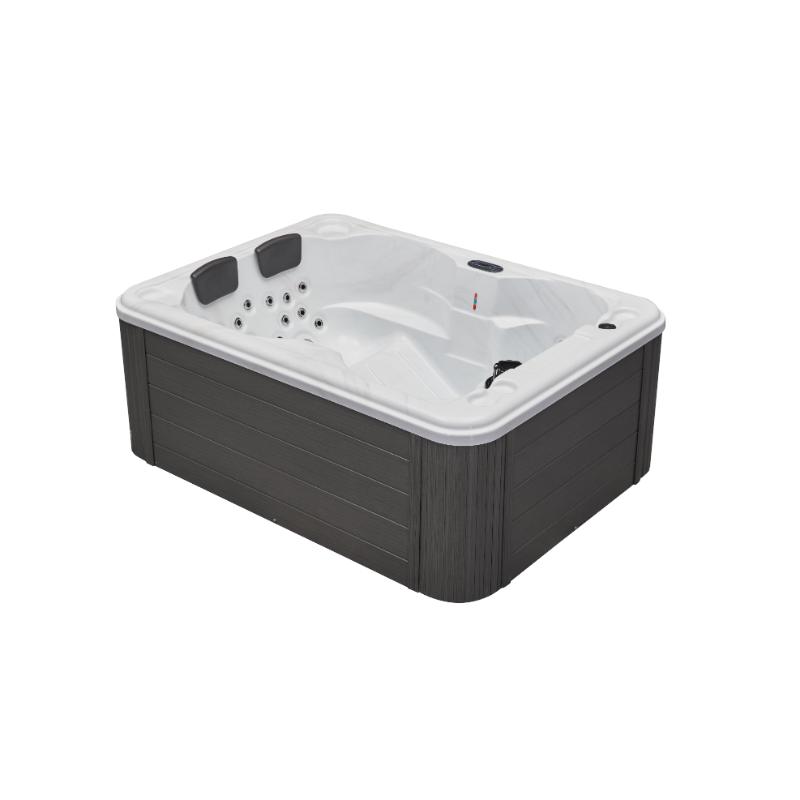 Regal 4 Person Hot Tub - angled full view, no water