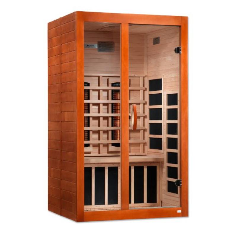 Dynamic Saunas Santiago DYN-6209-03 | 2 Person Indoor Full Spectrum Infrared Sauna