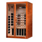 Dynamic Saunas Santiago DYN-6209-03 | 2 Person Indoor Full Spectrum Infrared Sauna