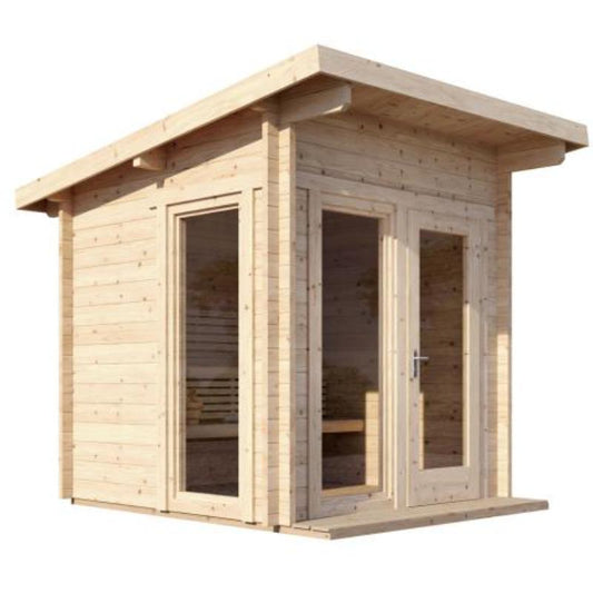 SaunaLife Outdoor Sauna G4-leftview