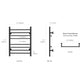 Sierra Black TW-SR08GS-HP Towel Warmer - specs