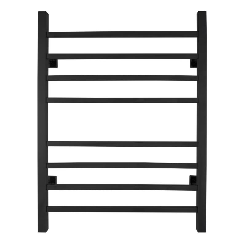 Sierra Black TW-SR08GS-HP Towel Warmer - full front view