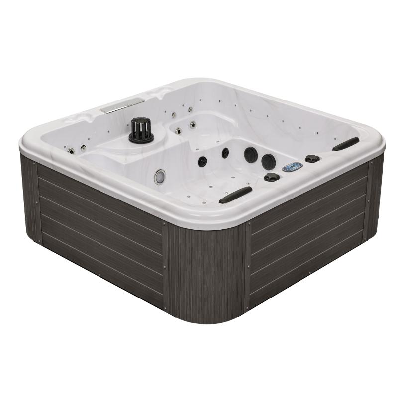 Social 5 Person Hot Tub - full view, empty