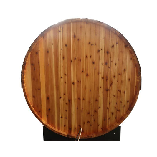 Solace Barrel Sauna - rear view