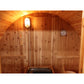 Solace Barrel Sauna - interior view