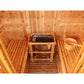 Solace Barrel Sauna - heater and benches