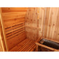 Solace Barrel Sauna - interior view of other side bench