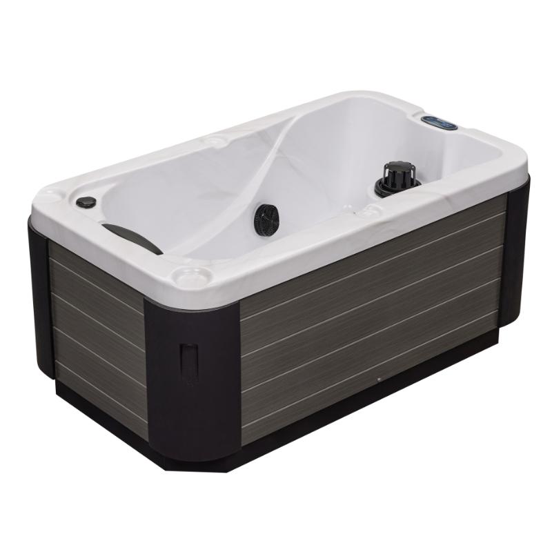 Solo 1 Person Hot Tub - angled view of tub without water