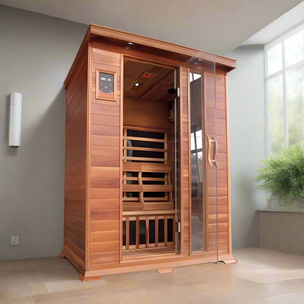 SunRay Savannah HL300K Indoor Infrared Sauna - 3 Person Canadian 