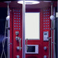 Maya Bath Valencia Steam Shower & Tub Combo - red interior