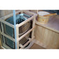 Westlake 3 Person Traditional Sauna - close up of Harvia heater without rocks.