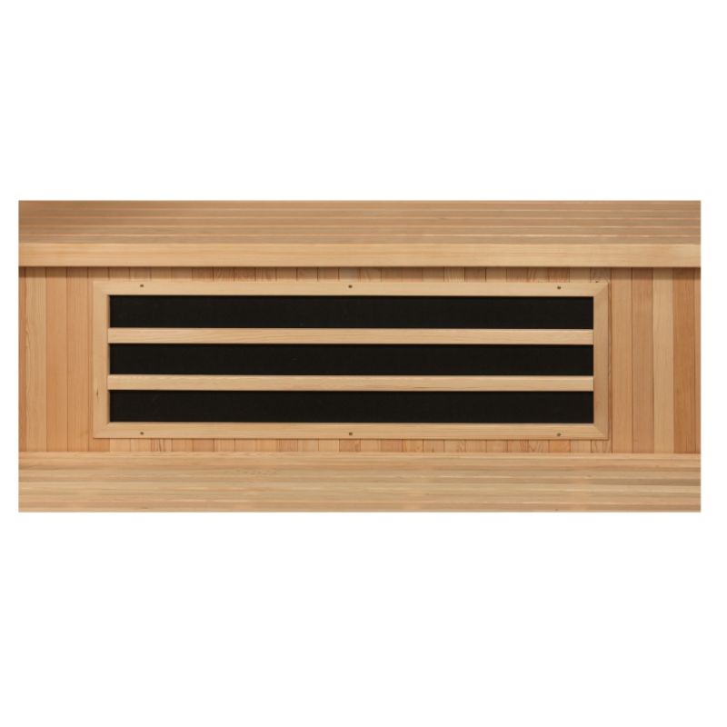 Dynamic Saunas DYN-6106-01 Barcelona Elite - 1-2 person infrared sauna - below bench heater