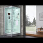 Maya Bath Platinum Arezzo Steam Shower | 37 × 37 Corner Shower & 5 kW Steam Generator