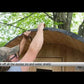 Barrel Sauna Shingle Roof Istallation