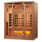 Infrared Sauna GDI-8030-02 with Salt - front angle view 2