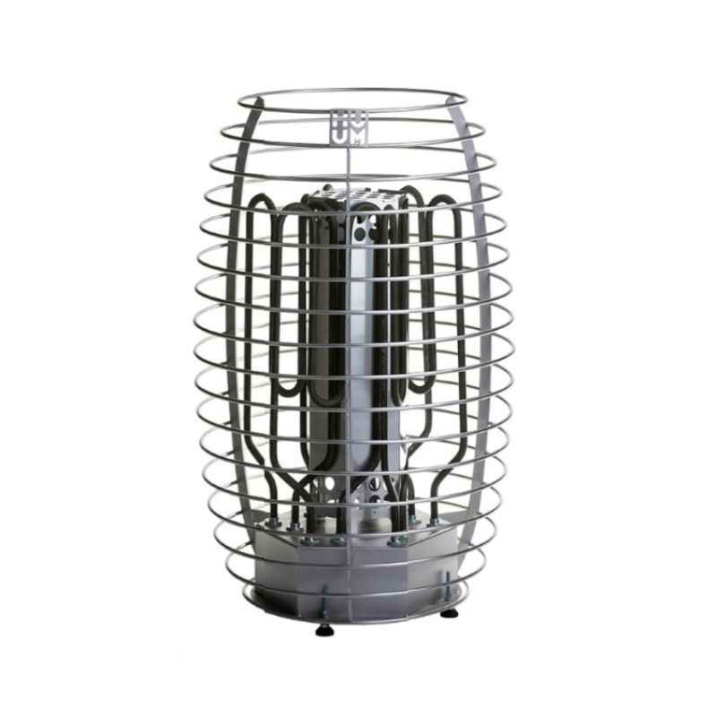 HUUM 9 kW Sauna Heater -HIVE Mini Series - empty grill, no rocks, showing heating elements