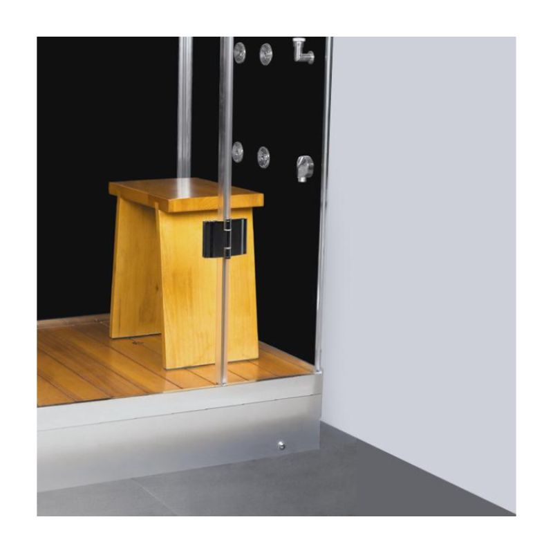 Athena WS-109 - 47 x 35 Steam Shower 4.5 kW - stool and floor
