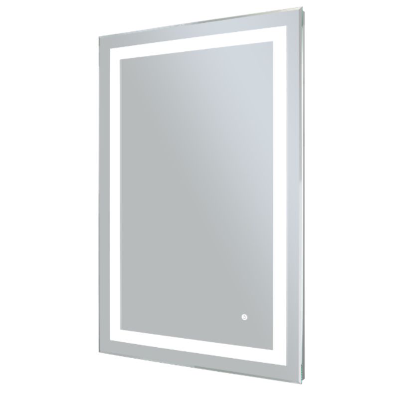 Audrey Wall-mounted LED Mirror - vertical angled