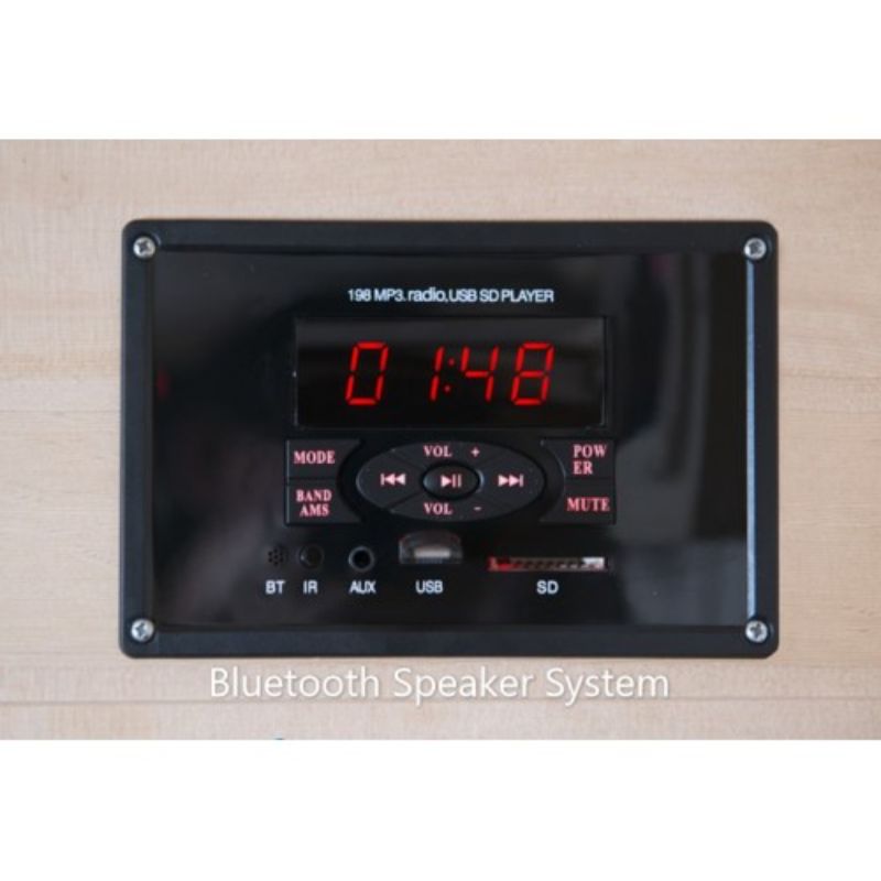 SunRay Barrett HL100K2 - 1 Person Indoor Infrared Sauna - Bluetooth Speaker System
