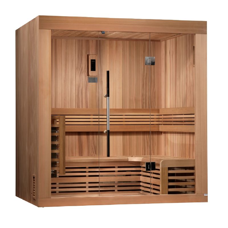 3 Person Indoor Steam Sauna Golden Designs Copenhagen GDI-7389-01 - right angle