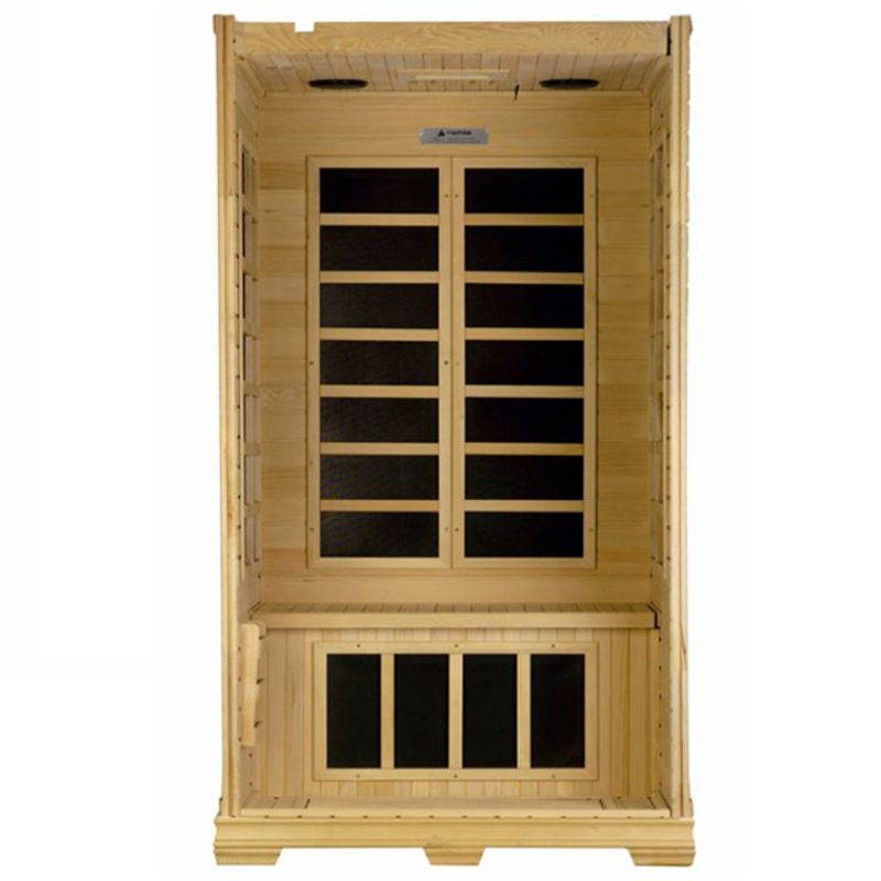 Golden Designs Studio Elite GDI-6109-01 | 2 Person Far Infrared Sauna - front view cutaway