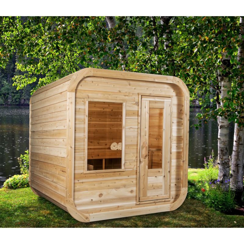 Dundalk LeisureCraft Luna outdoor traditional sauna