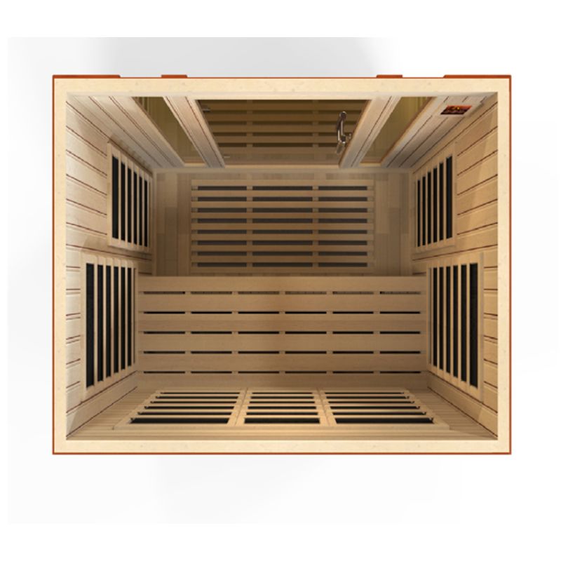 Dynamic Saunas Bellagio DYN-6306-02 | 2-3 Person Low EMF Far Infrared Sauna-top view roof removed