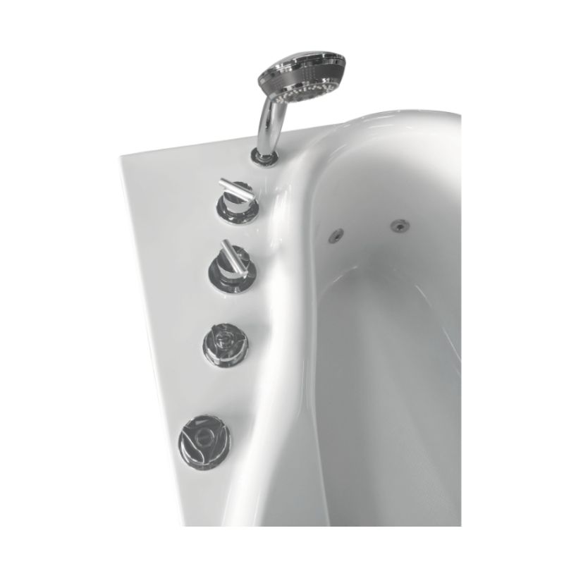 EAGO AM175 Whirlpool Bathtub- hand spray and knobs