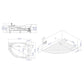 Eago Whirlpool Tub-AM113ETL- specs