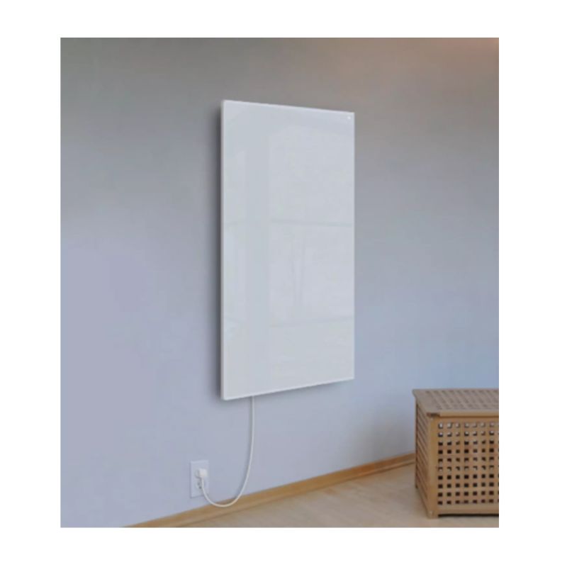 WarmlyYours Ember White IP-EM-GLS-WHT Radiant Wall Heater - on the wall