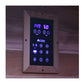 Rustic 4 person Infrared sauna control panel