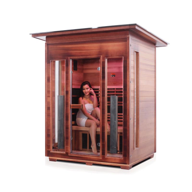 Enlighten Diamond-3 Person-Hybrid Sauna-Slope Roof