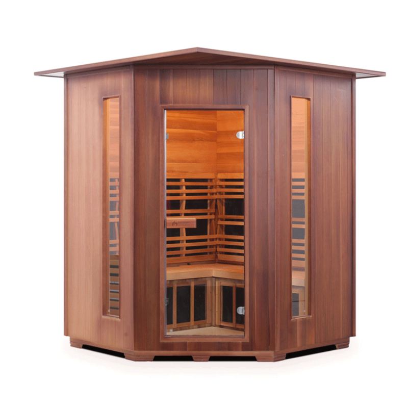 Enlighten Diamond-Corner-Hybrid-Sauna-indoor