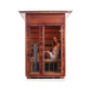Enlighten Rustic 2 Person Infrared Sauna-Slope Roof